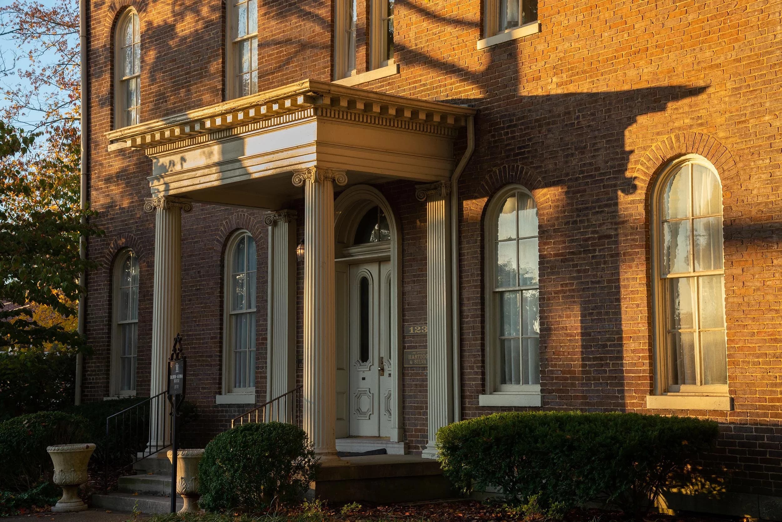 The 1870 McEwen-German House, home of the firm's Franklin offices