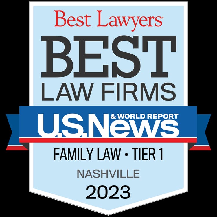 U.S. News Best Law Firms — Family Law, Tier 1, Nashville, 2023